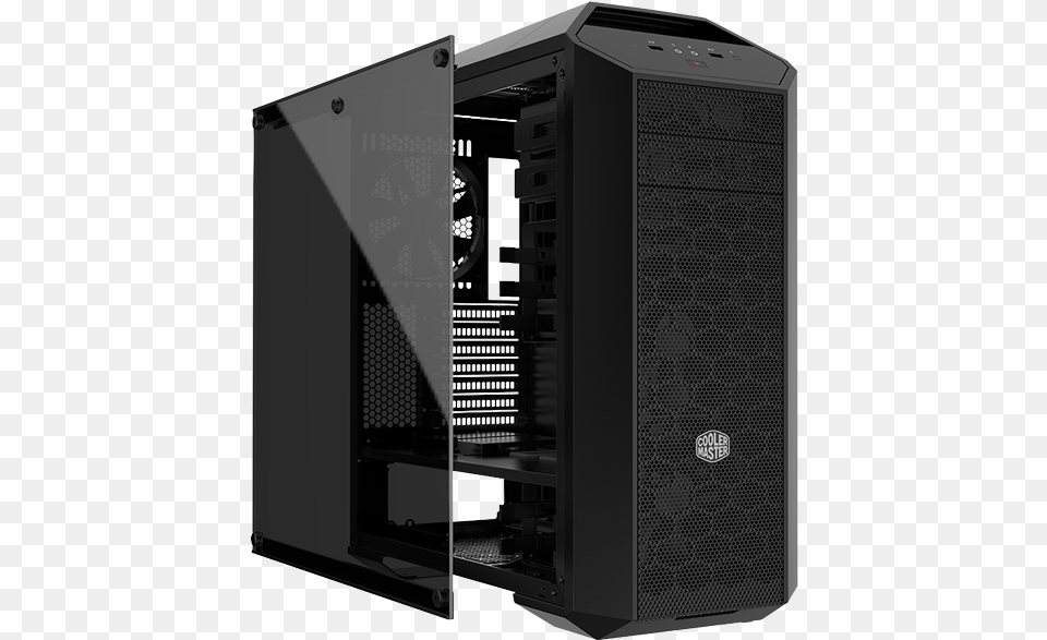 Tempered Glass Side Panel Cooler Master Mastercase, Electronics, Computer, Computer Hardware, Hardware Free Transparent Png