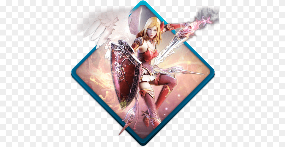 Templar Aion Water Gaming Pack 128px Icon Gallery Character, Book, Comics, Publication, Adult Free Png