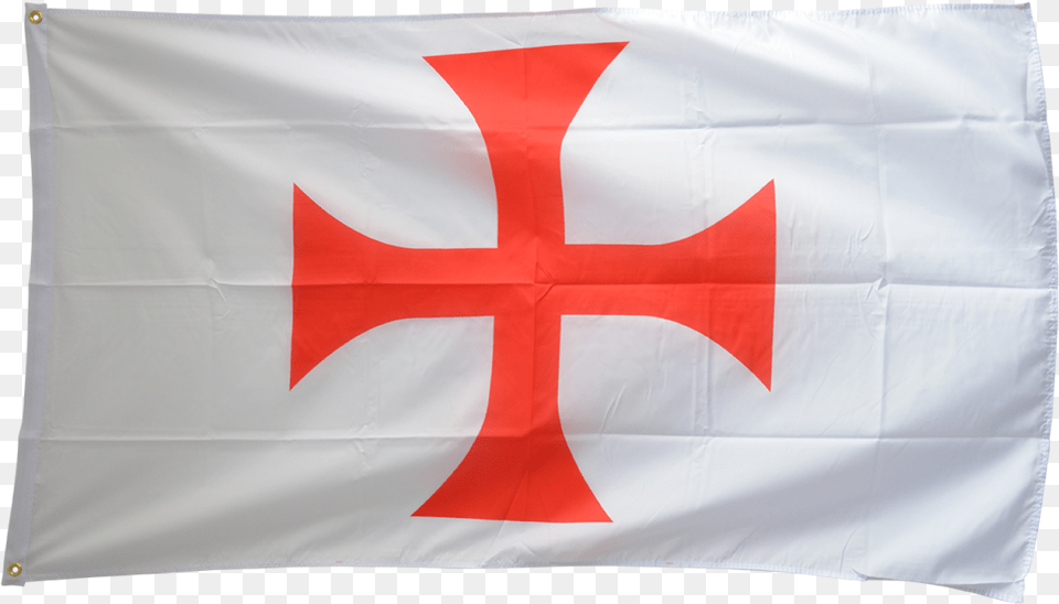 Templar Cross Flag Drapeau Croix Free Png