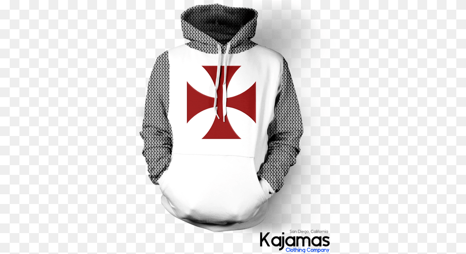 Templar Hoodie, Clothing, Hood, Knitwear, Sweater Png Image