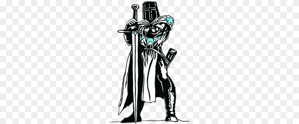 Templar Knight, Sword, Weapon, Person Free Transparent Png