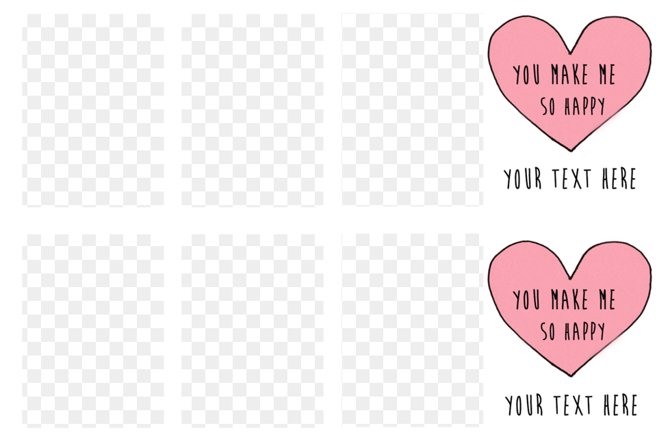 Template, Heart Free Png