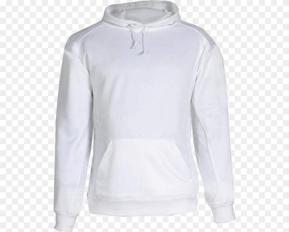 Template Badger 1454 Dry Fit Hoodie Sweatshirt Hoodie White Template, Clothing, Sweater, Knitwear, Hood Free Png