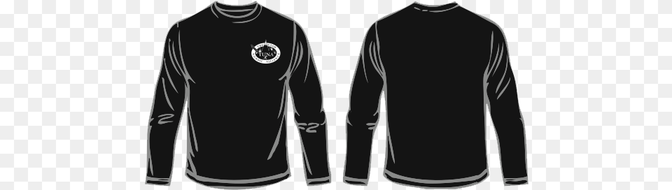 Template Black Long Sleeve T Shirt Template, Clothing, Long Sleeve, Adult, Male Free Png