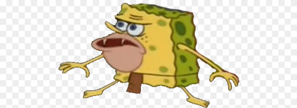 Template Caveman Spongebob Meme, Cartoon, Animal, Baby, Beak Free Png