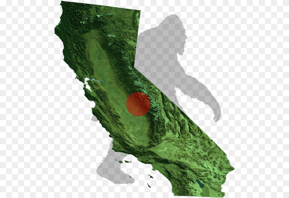 Template For Bfb States Ca 24 California Map Of State, Land, Outdoors, Nature, Water Png