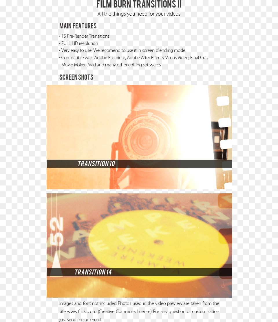 Template Full Hd Optical Flares Leaks Retro Hipster Baked Goods, Advertisement, Poster Free Png Download