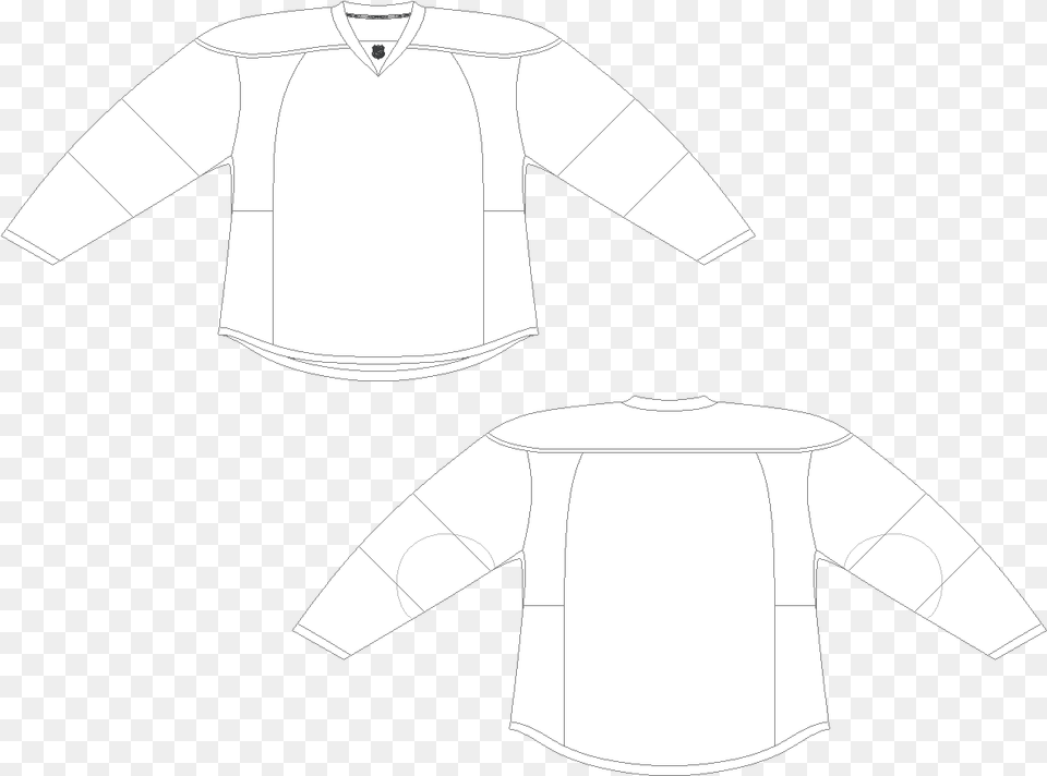 Template Ice Hockey Uniform, Clothing, Long Sleeve, Shirt, Sleeve Png Image
