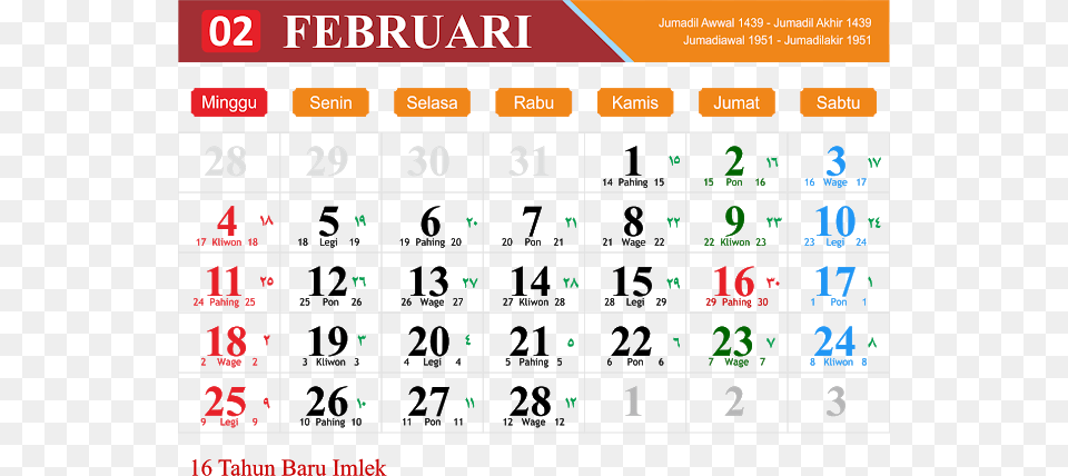 Template Kalender Februari Kalender 2018 Per Bulan, Scoreboard, Text, Electronics Free Png Download