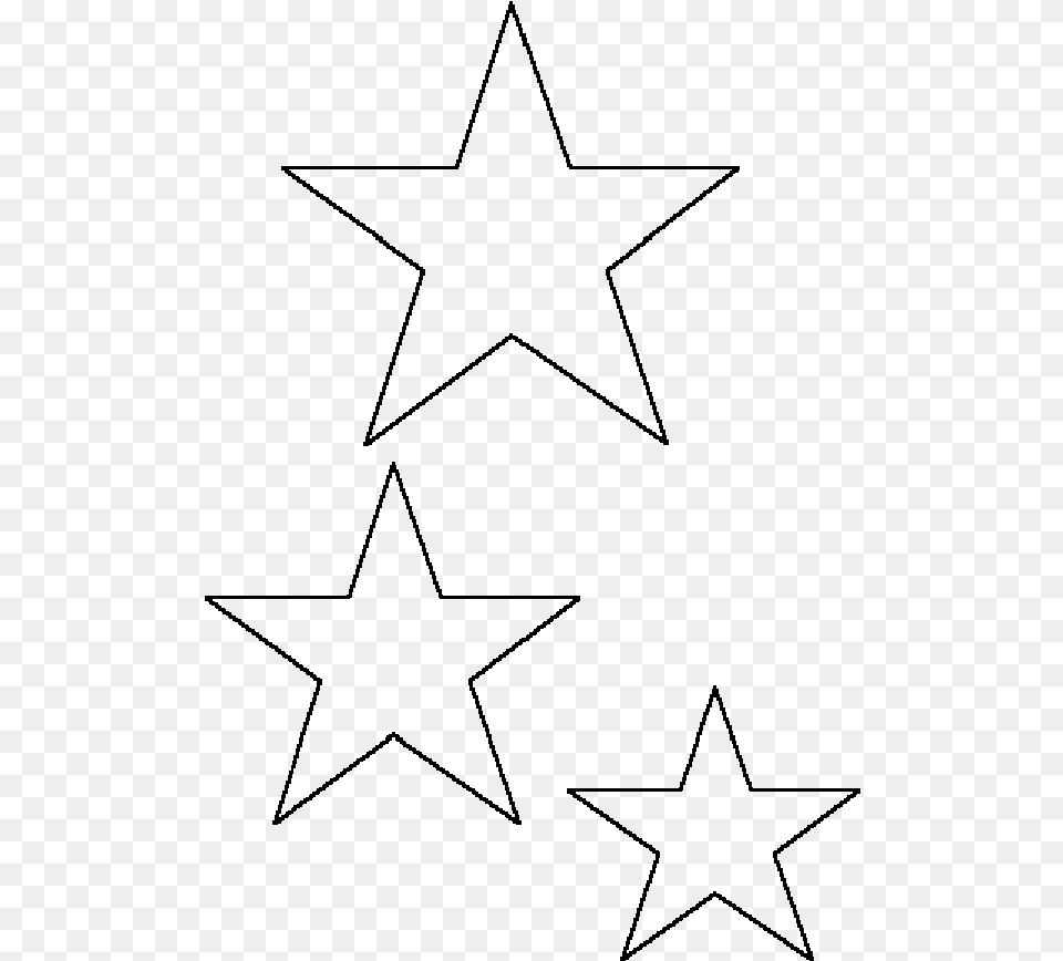 Template Of A Star Template Stars, Gray Png