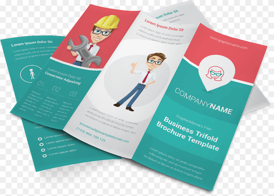 Template Triple My Success Picture Freeuse Stock Tri Fold Brochure, Advertisement, Poster, Person, Baby Free Png