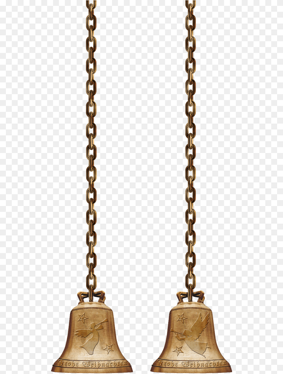 Temple Bells Clipart, Bronze, Accessories, Jewelry, Necklace Free Png