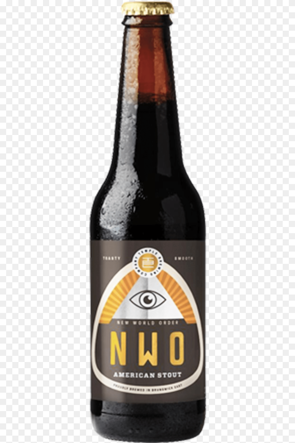 Temple Brewing Nwo Stout, Alcohol, Beer, Beer Bottle, Beverage Free Png Download
