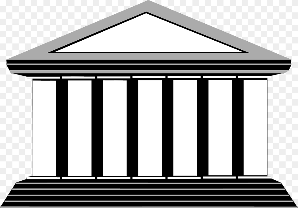 Temple Clip Art, Architecture, Pillar, Building, Parthenon Free Png Download