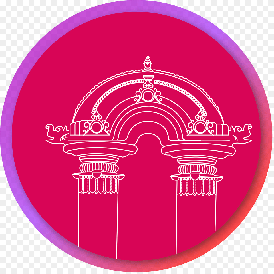 Temple Clipart, Light, Purple, Logo, Disk Png