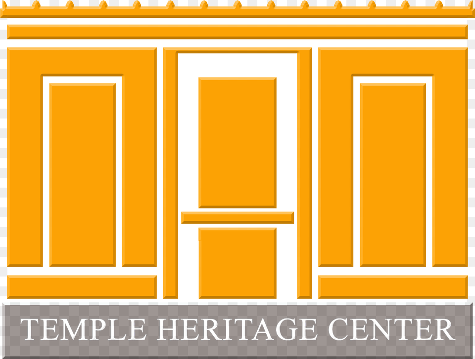 Temple Heritage Center Logo Stylized Crop 2014 02 24 Visual Arts, Door, Closet, Cupboard, Furniture Free Png