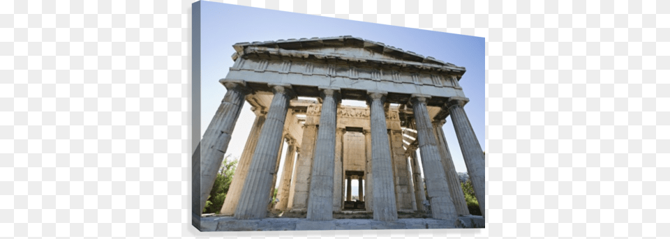 Temple Of Hephaestus In Ancient Agora Of Athens Poster Temple Of Hephaestus Athens Greece, Architecture, Building, Pillar, Prayer Free Png