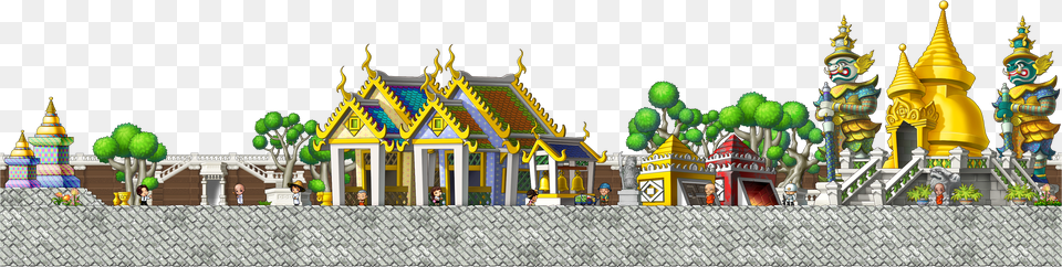 Temple Thai, Architecture, Building, Person Png Image