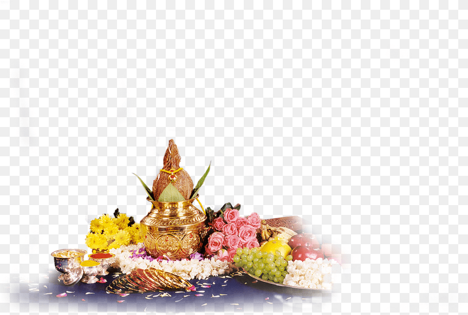 Temples V Durga Puja Restaurant Ad, Flower, Flower Arrangement, Plant, Flower Bouquet Png Image
