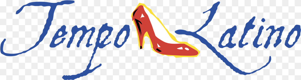 Tempo Latino Logo Transparent, Clothing, Footwear, High Heel, Shoe Png