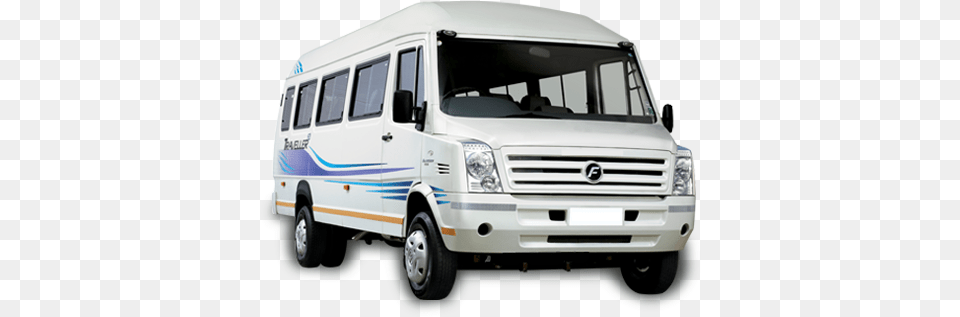 Tempo Traveller In Force Traveller 26 Seater, Bus, Caravan, Minibus, Transportation Free Transparent Png