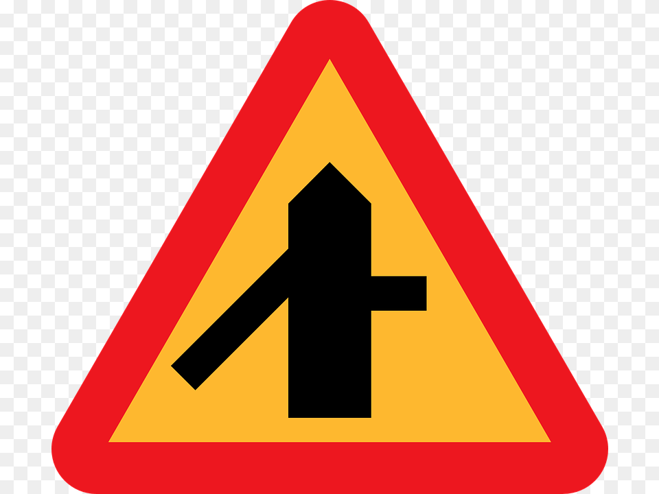 Temporary Road Closed Sign, Symbol, Road Sign Free Png Download