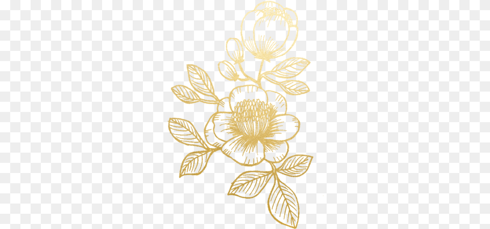 Temporary Tattoo Clipart 50 Stunning Cliparts Ttcp Gold Flower Transparent Background, Art, Pattern, Floral Design, Graphics Free Png Download