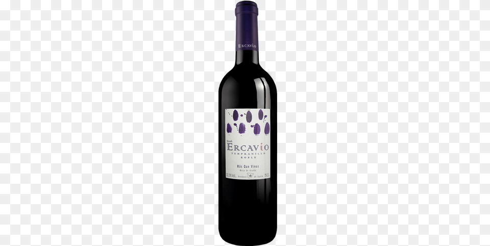 Tempranillo Roble 2005 Bodegas Ercavio Vinho Single Estate Carmenere, Alcohol, Beverage, Bottle, Liquor Free Png