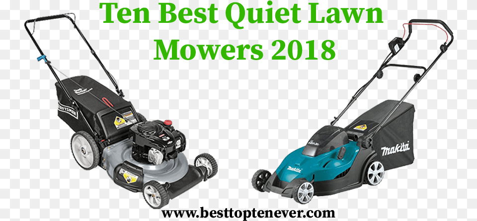 Ten Best Quiet Lawn Mowers Craftsman Mower, Device, Grass, Plant, Lawn Mower Free Png