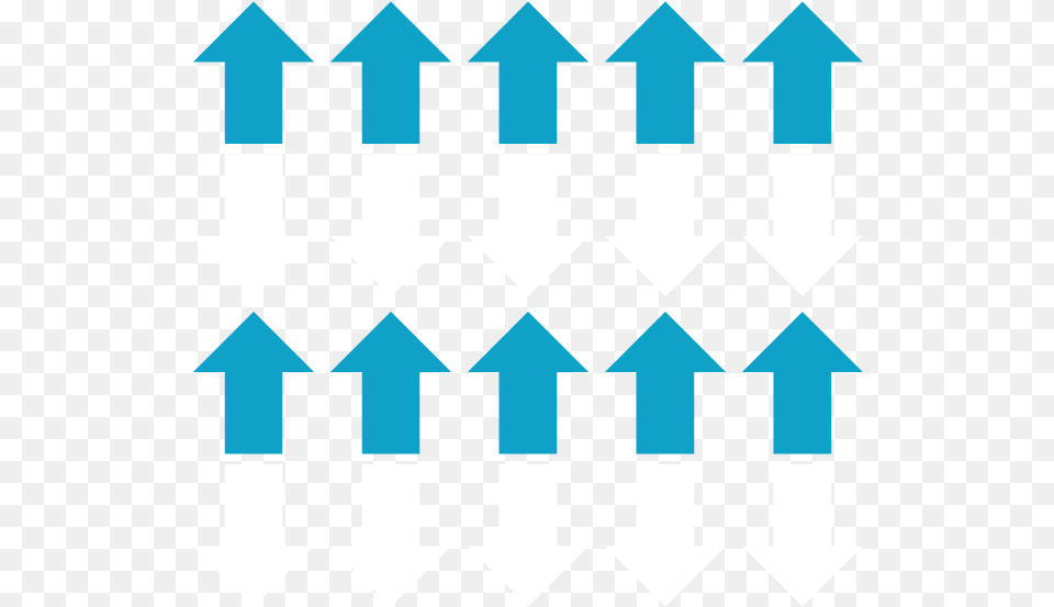 Ten Blue Arrows Pointing Up And Ten White Arrows Pointing, Pattern, Fence, Dynamite, Weapon Png