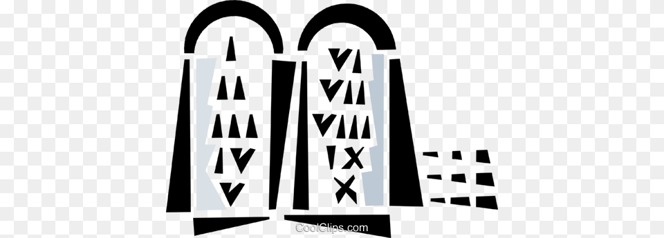 Ten Commandments Royalty Vector Clip Art Illustration Clip Art, Arch, Architecture Free Png