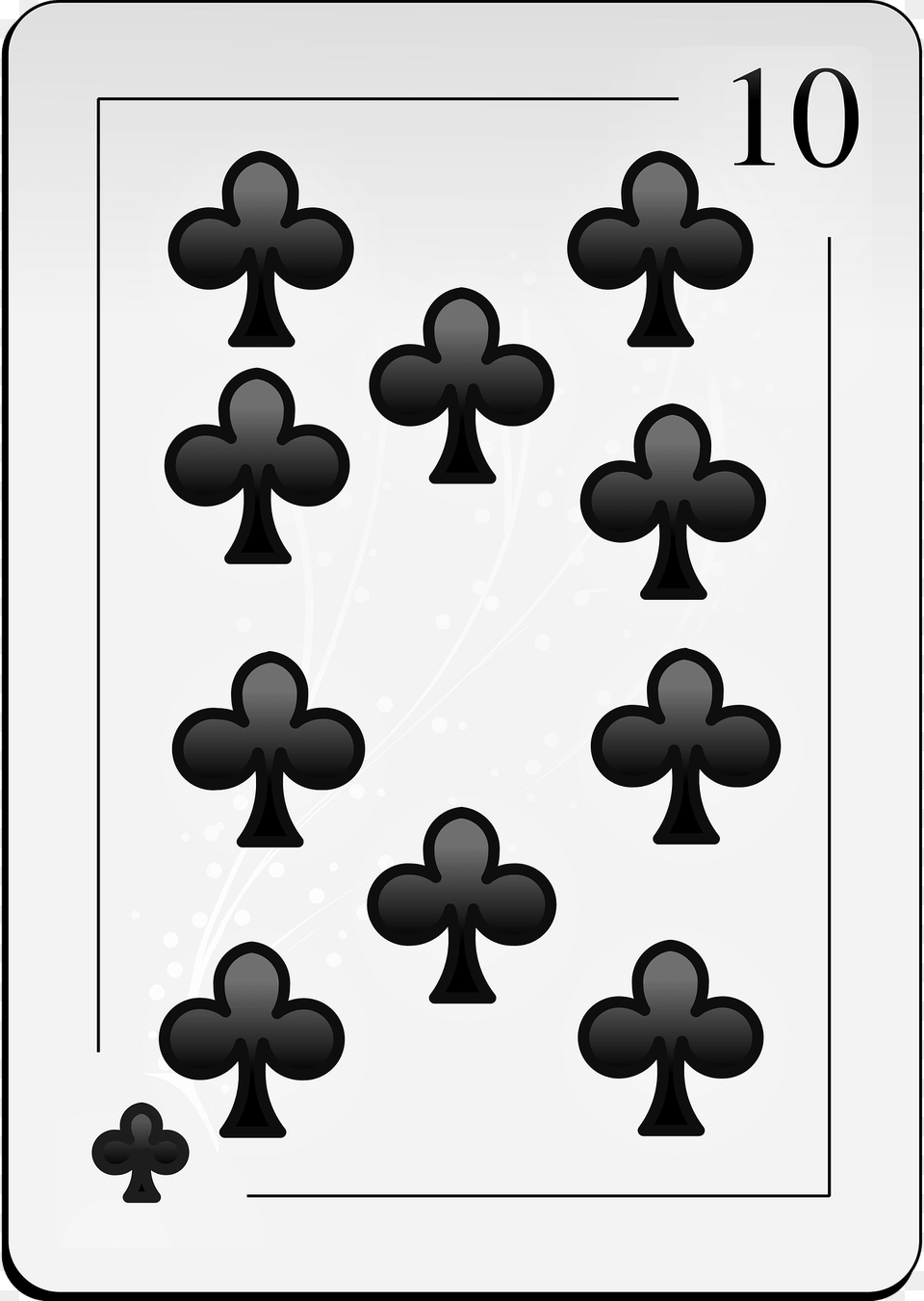 Ten Of Clubs Clipart, Accessories, Earring, Jewelry, Symbol Free Png Download