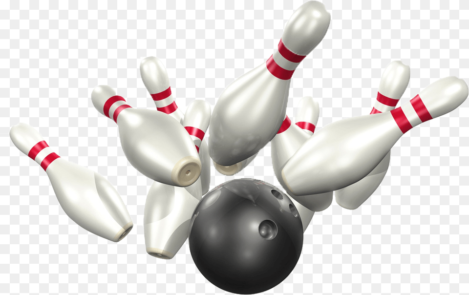Ten Pin Bowling Strike Bowling Pin Clip Art Bowling Strike, Leisure Activities, Appliance, Ceiling Fan, Device Free Png Download