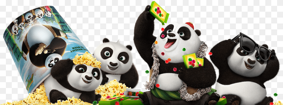 Ten Studios Clings Finishing Kung Fu Panda 3 Baby, Accessories, Sunglasses, Person, Face Free Png Download