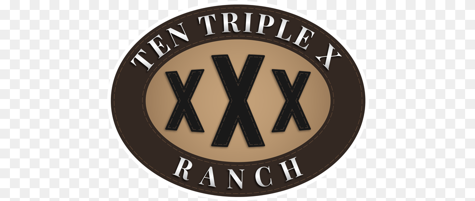 Ten Xxx Logo Outline Emblem, Disk Free Png Download