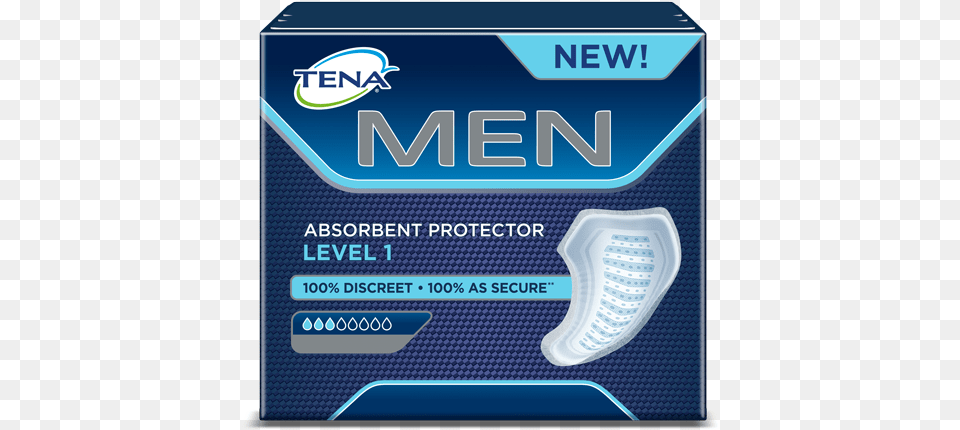 Tena Men Absorbent Protector Level Tena Lady, Toothpaste, Brush, Device, Tool Png