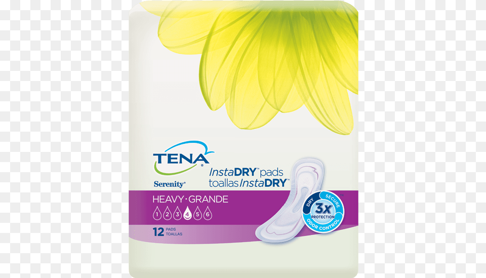 Tena Serenity Instadry Heavy Pads Us Pack Regular Tena Lady, Diaper Free Png