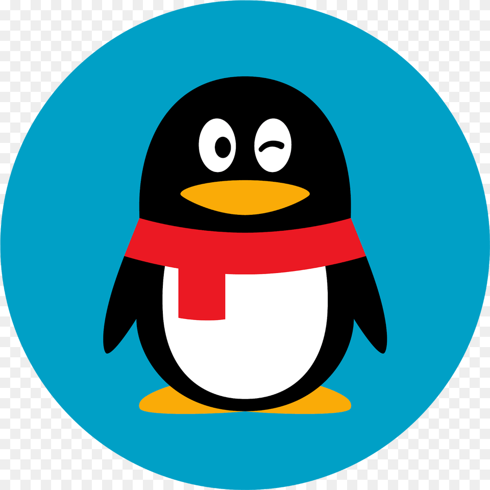 Tencent Qq Qq Logo, Animal, Bird, Penguin, Clothing Png