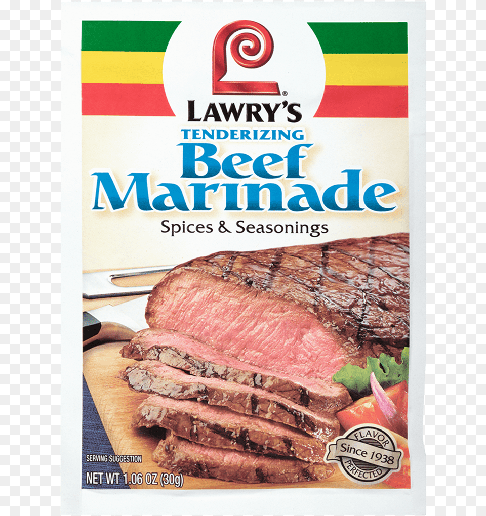 Tenderizing Beef Marinade Mix Lawry39s Beef Marinade, Food, Meat, Steak, Sandwich Free Png Download