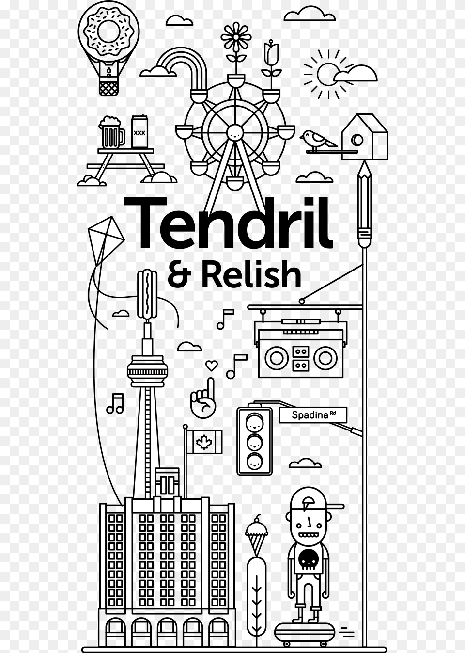 Tendril Amp Relish Illustration, City, Person, Face, Head Free Transparent Png