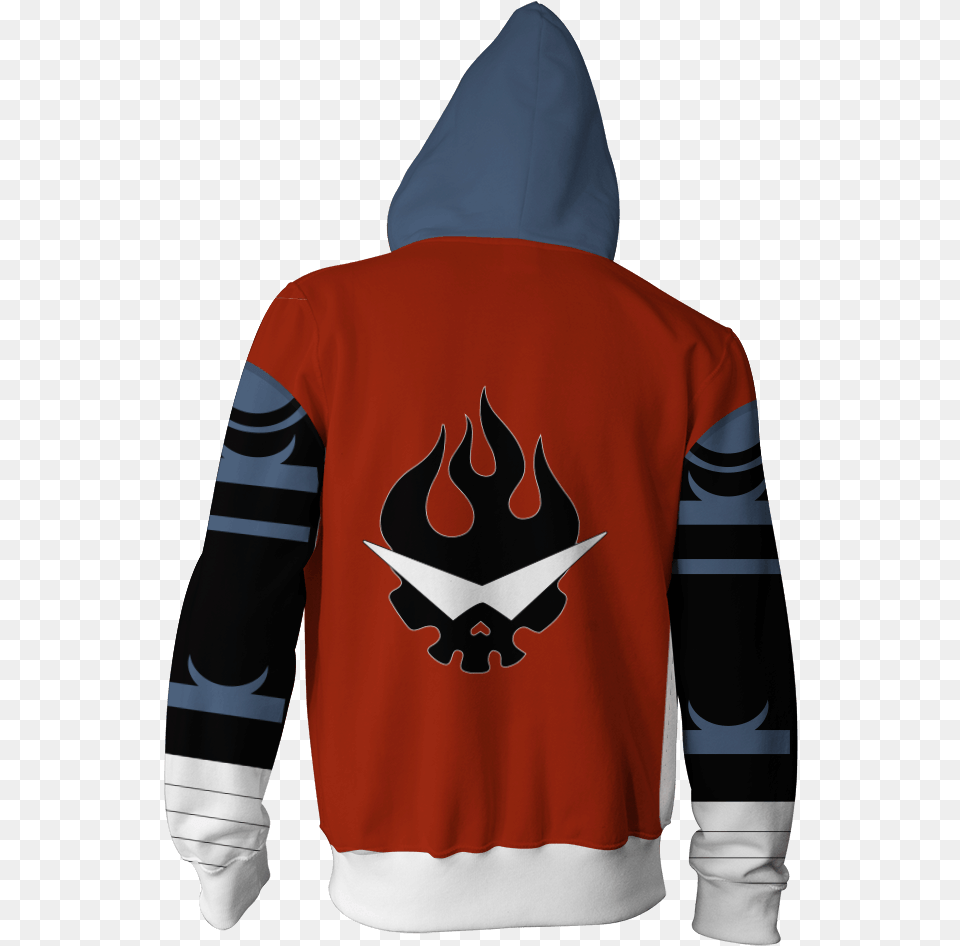 Tengen Toppa Gurren Lagann Kamina Cosplay Zip Up Hoodie Hoodie Gurren Lagann, Clothing, Hood, Knitwear, Sweater Free Transparent Png