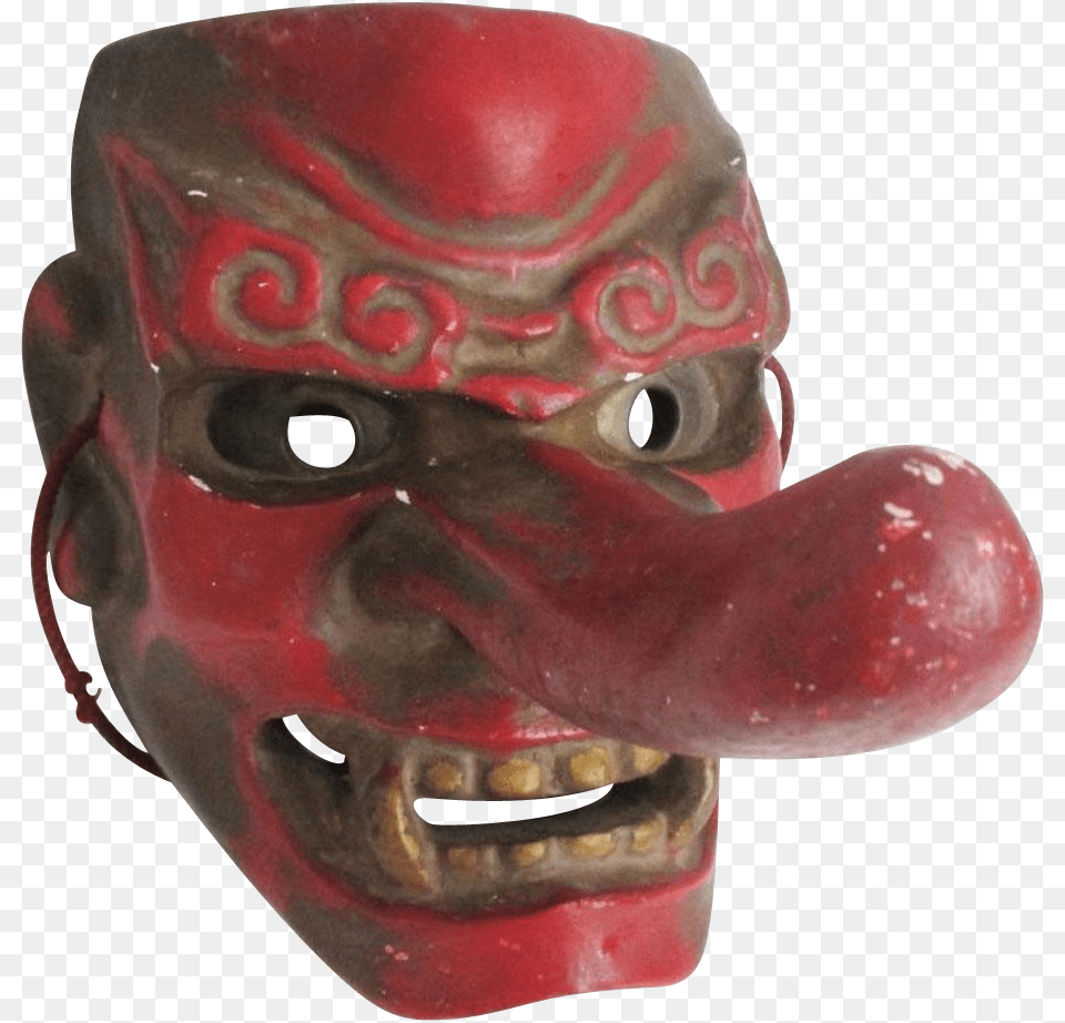 Tengu Mask Antique Png Image