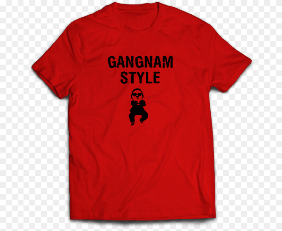 Teniska S Shampa Gangnam Style Active Shirt, Clothing, T-shirt, Person, Face Free Png Download