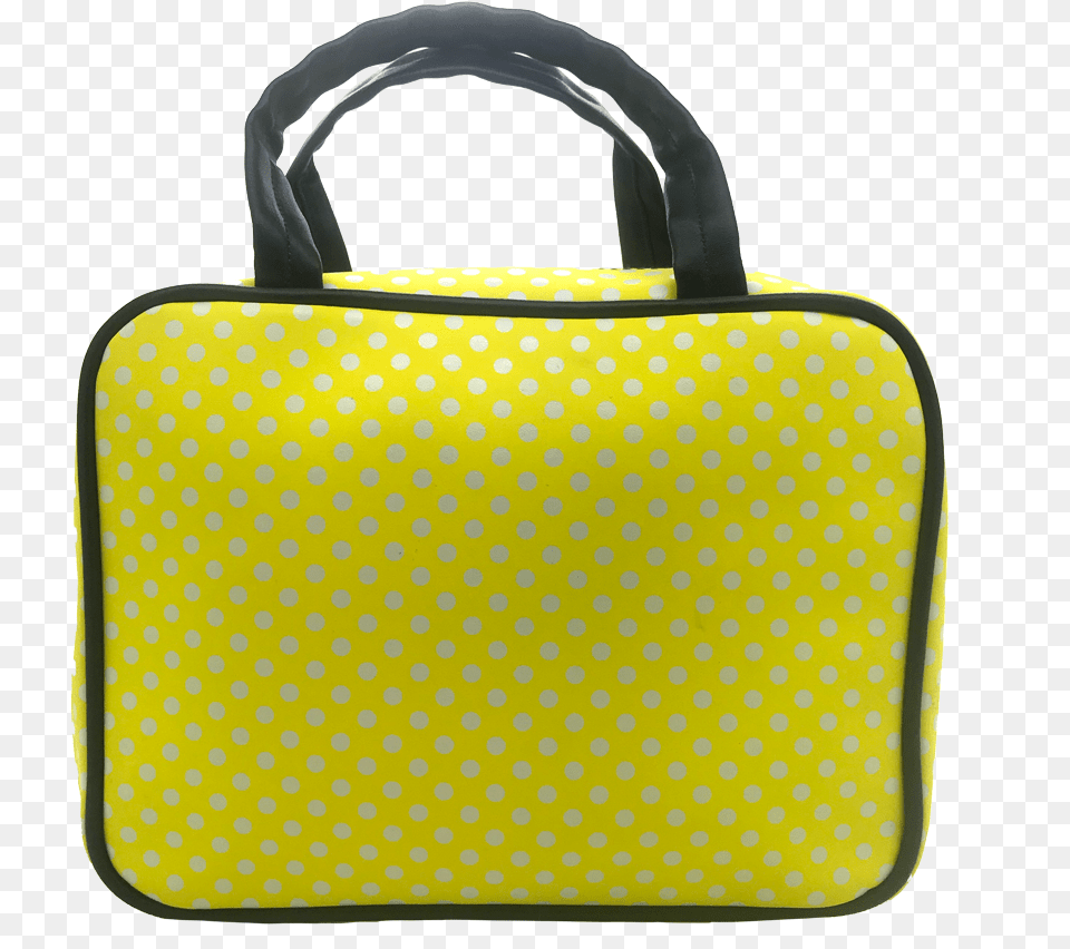 Tenley Yellow Polka Dot Scripture Tote Horizontal, Accessories, Bag, Handbag, Purse Free Transparent Png