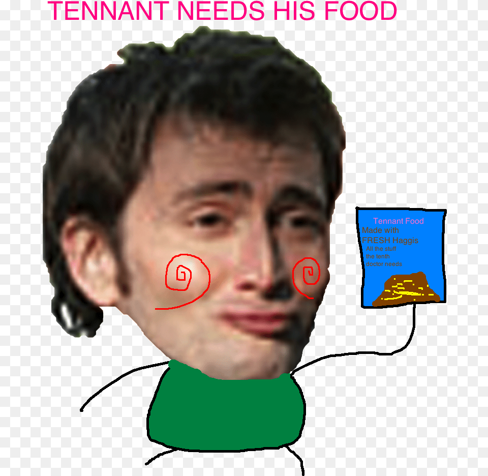 Tennant Needs His Food Tennant Food Made With Fresh David Tennant Funny Face, Portrait, Photography, Head, Person Png Image