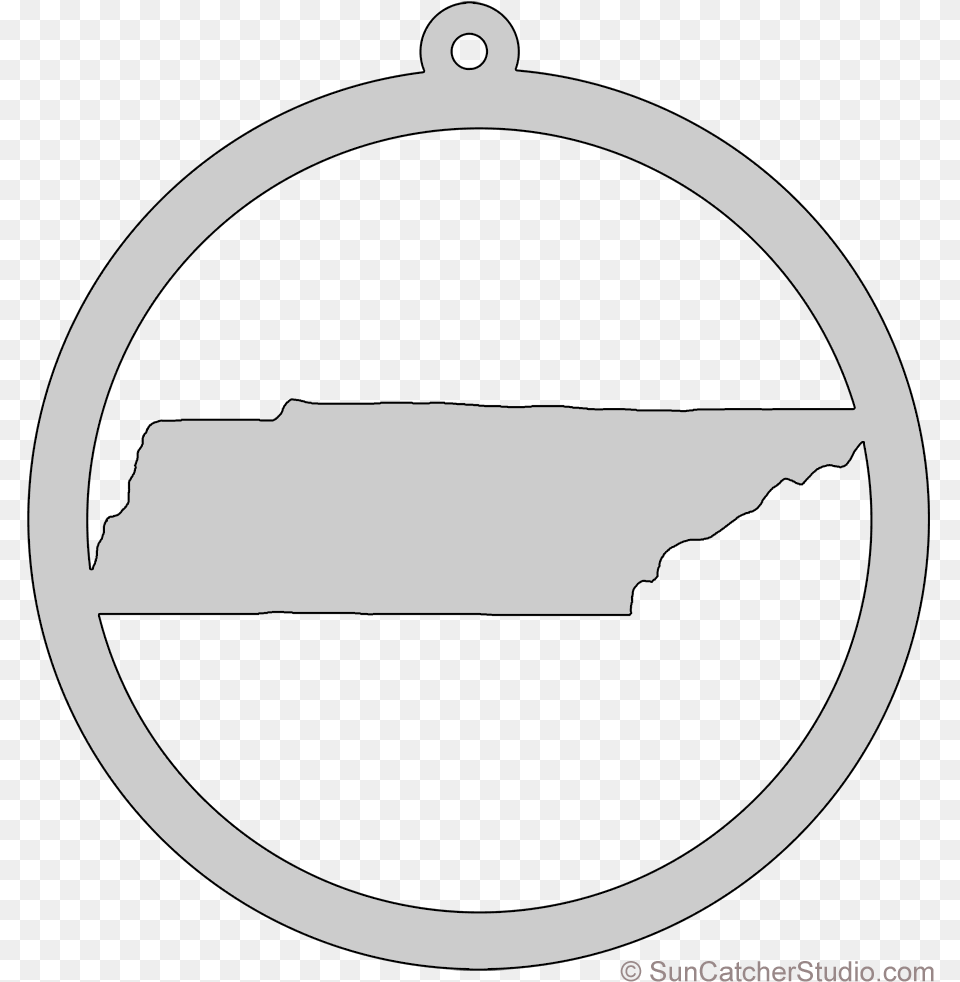 Tennessee Map Circle Scroll Saw Pattern Shape Pattern, Weapon Free Png