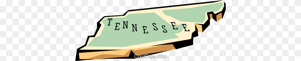 Tennessee State Map Royalty Vector Clip Art Illustration, Text, Land, Nature, Outdoors Free Png Download