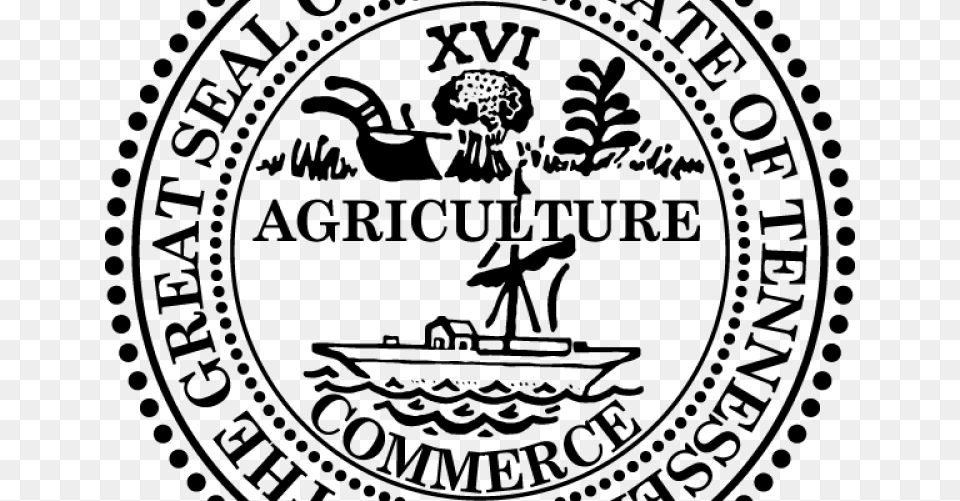 Tennessee State Seal Tn Seal Of Agriculture, Gray Free Png Download