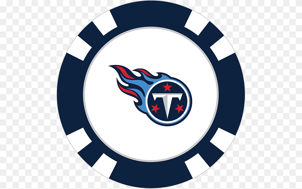 Tennessee Titans Poker Chip Ball Marker, Emblem, Symbol, Logo Png Image
