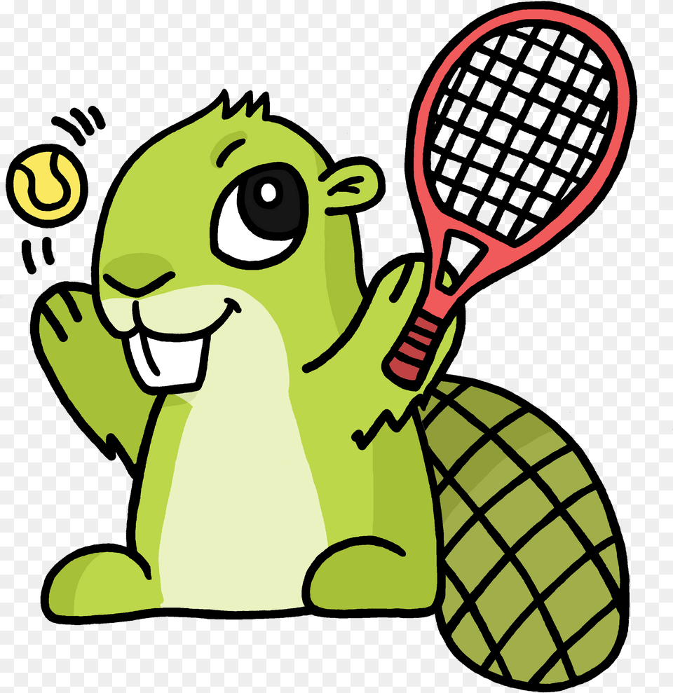 Tennis Adsy Transparent Stickpng Clipart Confused Animal, Racket Png Image